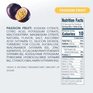 DripDrop Hydration - Zero Sugar Passion Fruit Mix