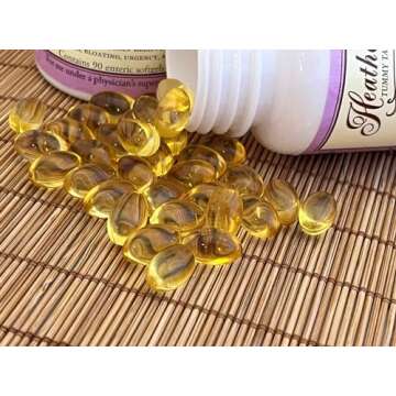 Heather's Tummy Tamers Peppermint Oil Capsules (90 per bottle) for IBS