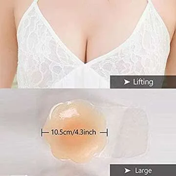 Kissrose Breast Lift Tape - Seamless Silicone Pasties