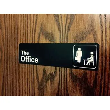 Sign for the Office, Name Plate, Door Sign, 2.75"x 10"