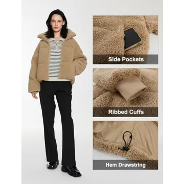 Warm and Stylish Orolay Women's Fuzzy Fleece Jacket for Winter