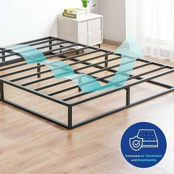 Stylish Olee Sleep Metal Platform Bed Frame for All Ages