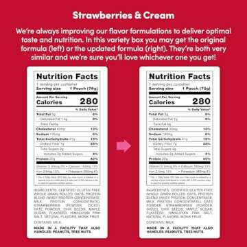 Oats Overnight Party Variety Pack - High Protein, High Fiber Breakfast Protein Shake - Gluten Free Oatmeal, Non GMO High Protein Oatmeal - Cookies & Cream, Coconut Cream Pie & More Flavors (8 Pack)