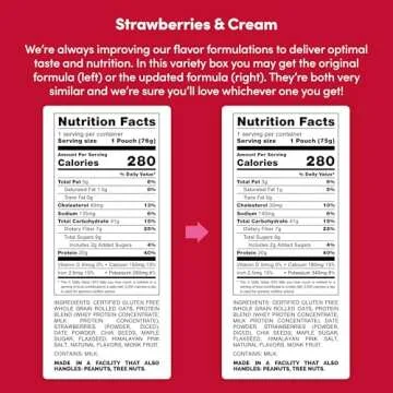 Oats Overnight Party Variety Pack - High Protein, High Fiber Breakfast Protein Shake - Gluten Free Oatmeal, Non GMO High Protein Oatmeal - Cookies & Cream, Coconut Cream Pie & More Flavors (8 Pack)