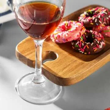 Wine Appetizer Plates - Charcuterie Boards Set of 2