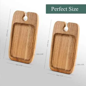 Wine Appetizer Plates - Charcuterie Boards Set of 2