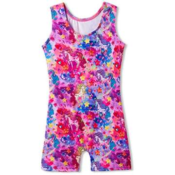 MYQFF Gymnastics Leotards for Girls 3t 4t Dance Leotards Unitards Biketard Clothes for Toddlers Girl...