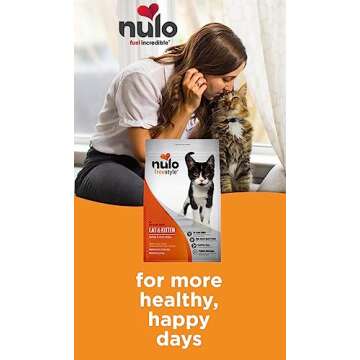 Nulo Freestyle Cat & Kitten Food, Premium Grain-Free Dry Small Bite Kibble Cat Food, High Animal-Based Protein with BC30 Probiotic for Digestive Health Support