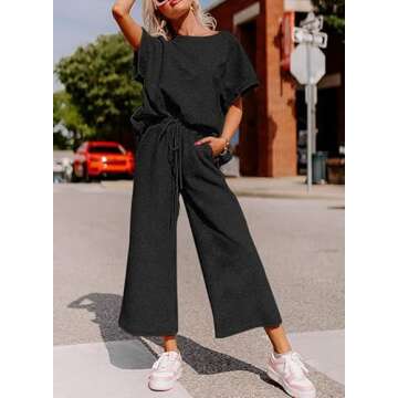 Stylish SHEWIN Women’s Two Piece Lounge Set - Versatile Outfit