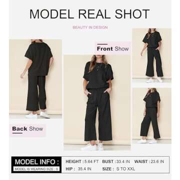 Stylish SHEWIN Women’s Two Piece Lounge Set - Versatile Outfit