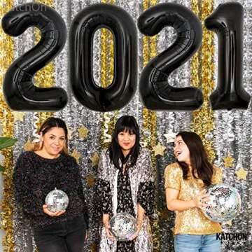 Black 2022 Balloons for Graduation Decorations 2022 - Large, 40 Inch | Graduation Balloons 2022 for Grad Party Decorations | Black 2022 Balloons for College Graduation Decor | Class Of 2022 Balloons