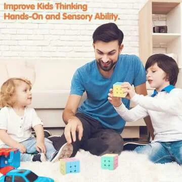 Speed Cube 3x3 Stickerless - Fun Puzzle for All Ages
