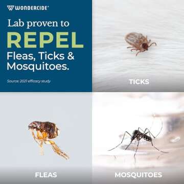 Wondercide - Flea & Tick Dog Spot On - Flea, Tick, and Mosquito Repellent, Prevention for Dogs with ...