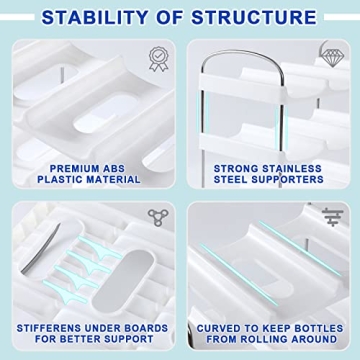 LANDNEOO Stackable Water Bottle Organizer for Home Use