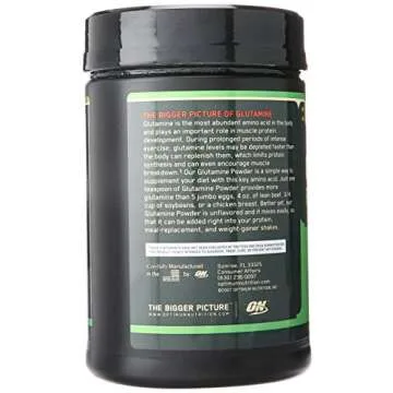 Optimum Nutrition Glutamine Powder 1000g - Performance Recovery