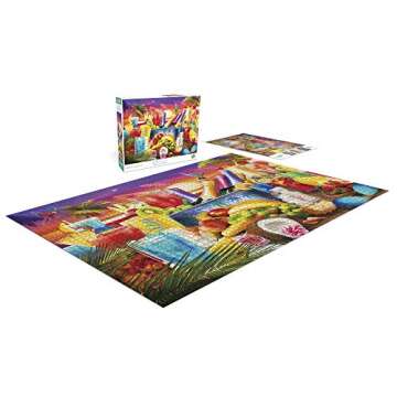 Buffalo Games - Lena - Happy Hour 2-1500 Piece Jigsaw Puzzle for Adults Challenging Puzzle Perfect for Game Nights - Finished Size is 38.50 x 26.50
