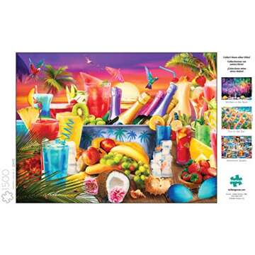 Buffalo Games - Lena - Happy Hour 2-1500 Piece Jigsaw Puzzle for Adults Challenging Puzzle Perfect for Game Nights - Finished Size is 38.50 x 26.50
