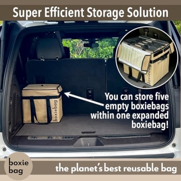 BOXIEBAG Collapsible Insulated Grocery Bag for Easy Shopping