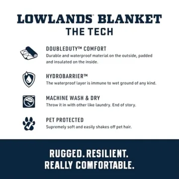 YETI Lowlands Blanket - Waterproof, Soft & Durable