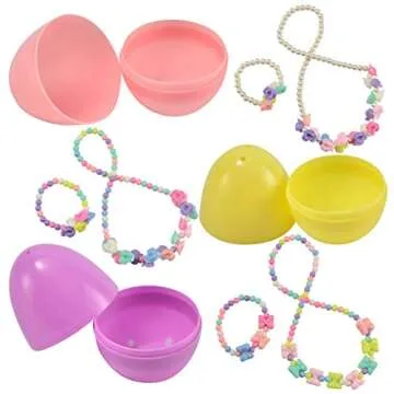 JOYIN Prefilled Easter Eggs with Jewelry Toys for Kids