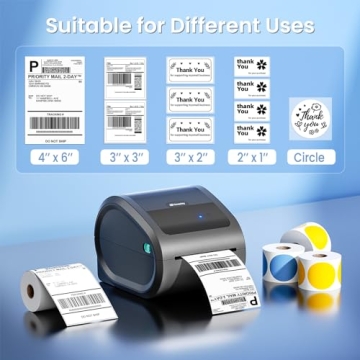 Omezizy Bluetooth Thermal Label Printer for Shipping