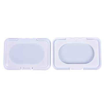 30Pcs Disposable Baby Wipes Lid Wipes Cover Single Sheet Dispenser Portable Child Wet Tissues Box Lid, 3.94 x 2.64 Inches