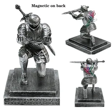 AMJUDOT Knight Pen Holder Cool Desk Organizer Gift