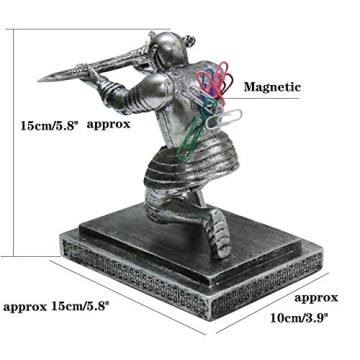 AMJUDOT Knight Pen Holder Cool Desk Organizer Gift