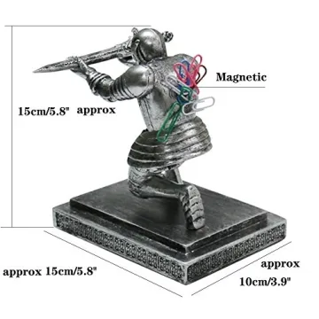 AMJUDOT Knight Pen Holder Cool Desk Organizer Gift