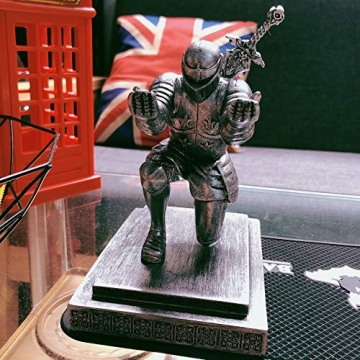 AMJUDOT Knight Pen Holder Cool Desk Organizer Gift