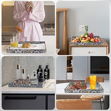 Stylish AGIOTA Bohemian Serving Trays with Handles