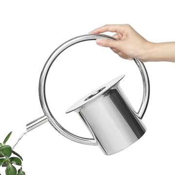 Umbra Quench Stainless Steel Watering Can Stylish and Functional