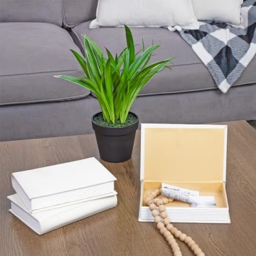 DIY Cream Faux Book Stack for Home Decor & Crafts