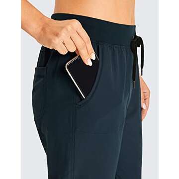 CRZ YOGA Women's Lightweight Joggers for Active Lifestyles