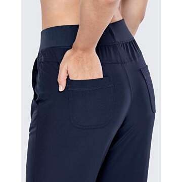 CRZ YOGA Women's Lightweight Joggers for Active Lifestyles