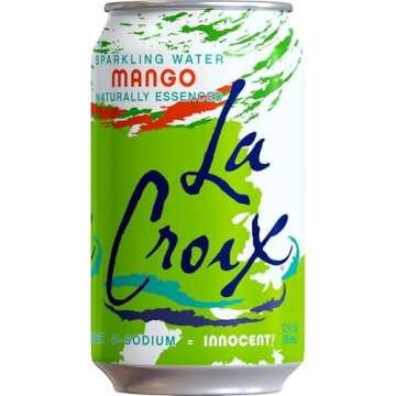 La Croix, Water Sparkling Mango, 12 Fl Oz, 12 Pack
