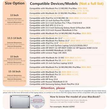 HYZUO 13.3-14 Inch Laptop Sleeve Case with Stand Feature for MacBook Pro 14 M4/M3/M2/M1 Pro/Max 2024-2021, MacBook Pro/Air 13.3, 13.5-13.8 Surface Laptop, HP Specter X360 13/14, Beige