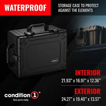 Durable Waterproof Hard Case - Customizable Foam Storage