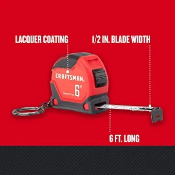 CRAFTSMAN Keychain Tape Measure Convenient Compact Tool