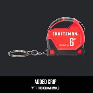 CRAFTSMAN Keychain Tape Measure Convenient Compact Tool