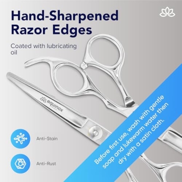 Equinox Salon Styling Series Hair Cutting Scissors 6.0 Inch