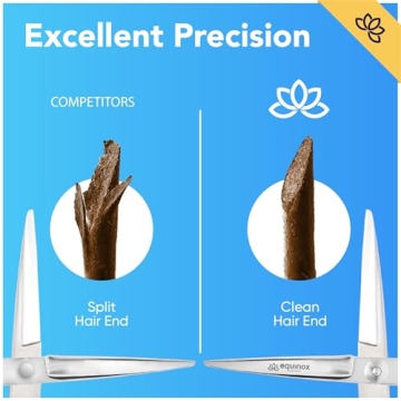 Equinox Salon Styling Series Hair Cutting Scissors 6.0 Inch