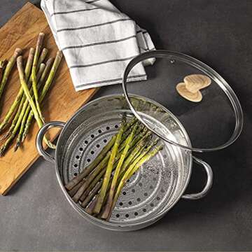 Kitchen Academy 17-Piece Granite Nonstick Cookware Set