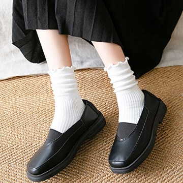 Fashionable Mcool Mary Ruffle Socks for Women - 6 Pack