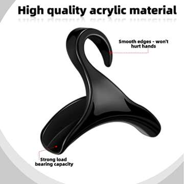 Maitys 18 Pcs Purse Hanger Hook for Handbag Storage