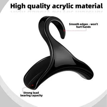 Maitys 18 Pcs Purse Hanger Hook for Handbag Storage