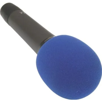 OnStage Red Foam Windscreen for Clearer Audio Performance