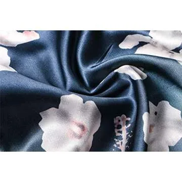 Women's Floral Long Kimono Robes Bridesmaids Silky Dressing Gown Sleepwear