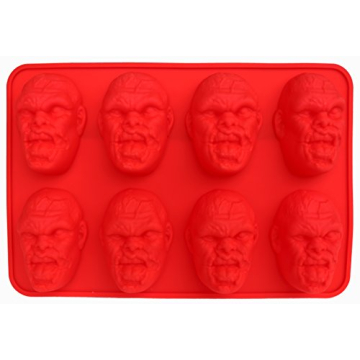 Zombie Head Candy Making Tray for Halloween Fun
