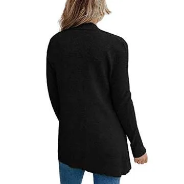 Imesrun Women's Knit Cardigan with Pockets for All Seasons